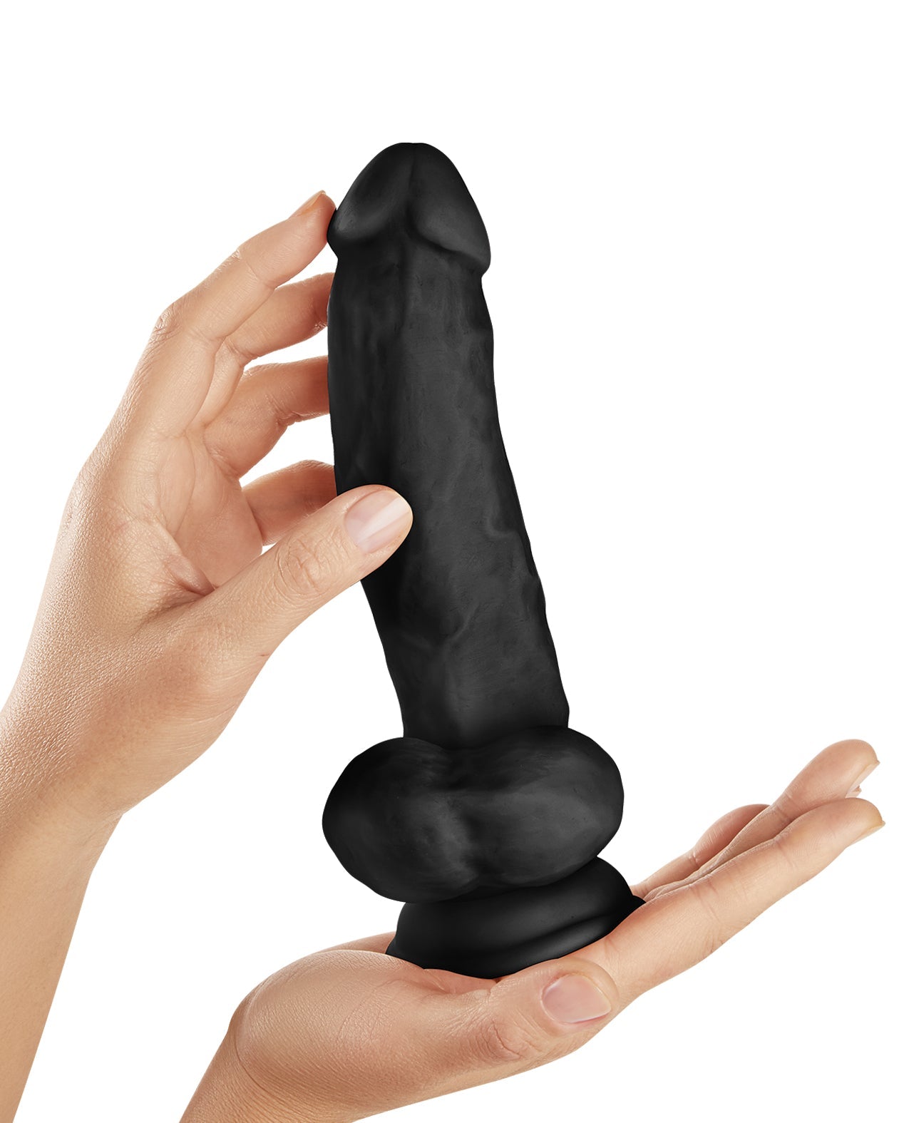 Shaft Model N Flexskin Liquid Silicone 9.5" Side Curve Dong w/Balls | Shop Lowest Prices at Funlove.com