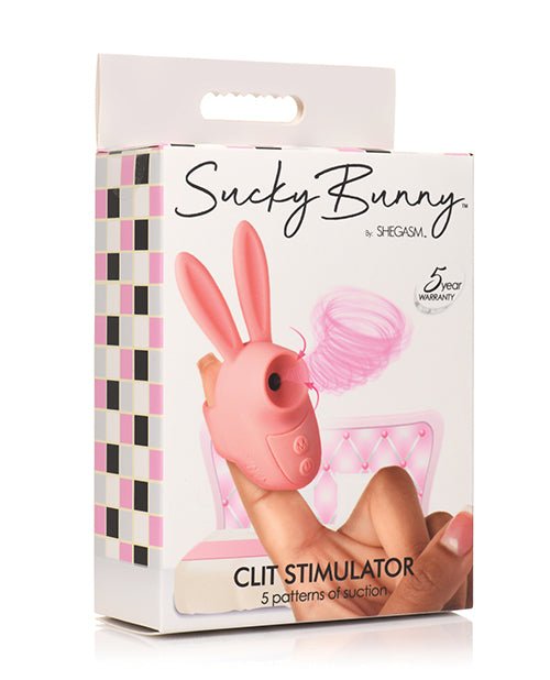 Shegasm Sucky Bunny Clit Stimulator - Pink | Shop Lowest Prices at Funlove.com