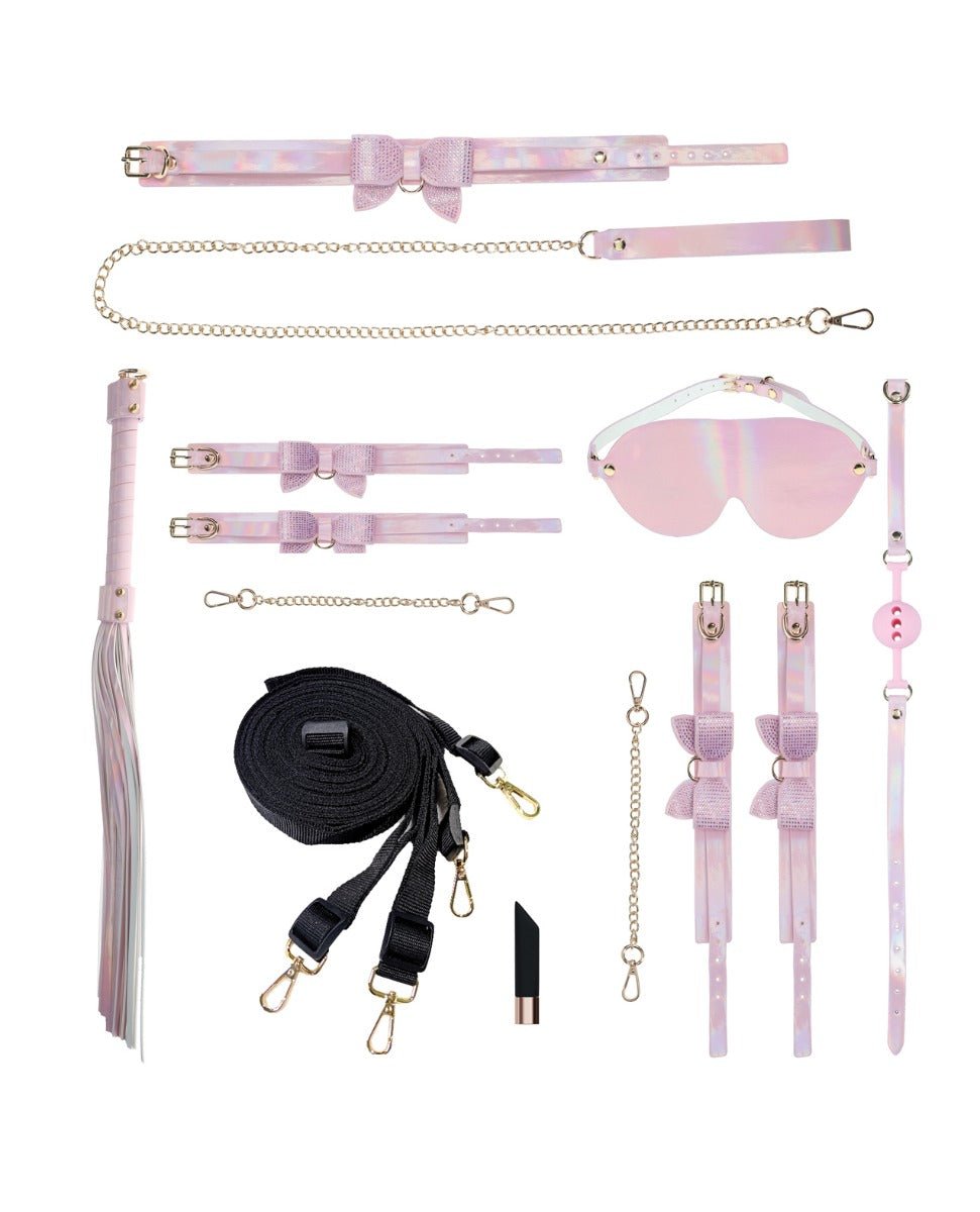Shots Ouch! Paris Collection Bondage Kit w/Bag - Pink | Shop Lowest Prices at Funlove.com