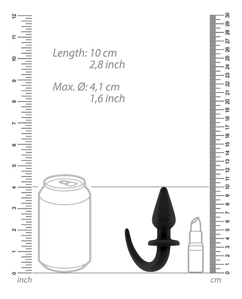 Shots Ouch Puppy Play Tail Butt Plug | Shop Lowest Prices at Funlove.com