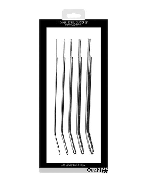 Shots Ouch Urethral Sounding Metal Dilator Set | Shop Lowest Prices at Funlove.com