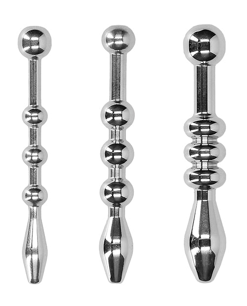 Shots Ouch Urethral Sounding Metal Plug Set - 58mm | Shop Lowest Prices at Funlove.com