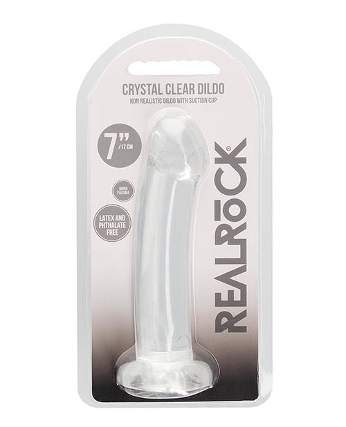 Shots Realrock Crystal Clear 7" Dildo | Shop Lowest Prices at Funlove.com