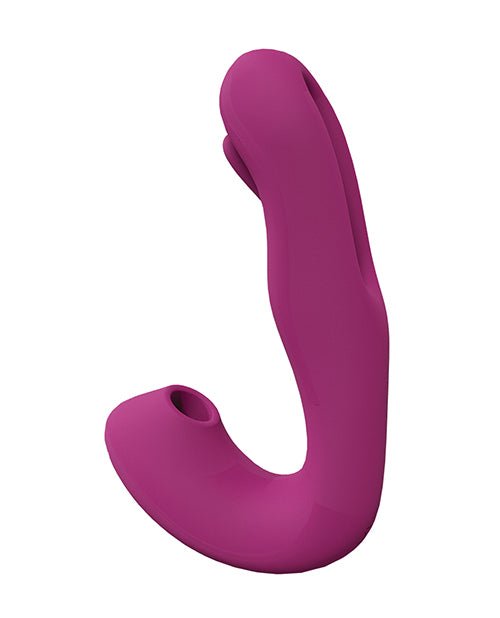 Shots Vive Yuna Dual Action Airwave Vibrator & G - Spot Stimulator - Pink | Shop Lowest Prices at Funlove.com