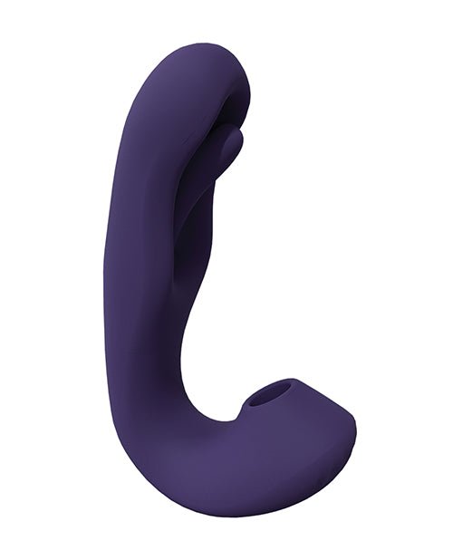 Shots Vive Yuna Dual Action Airwave Vibrator & G - Spot Stimulator - Purple | Shop Lowest Prices at Funlove.com
