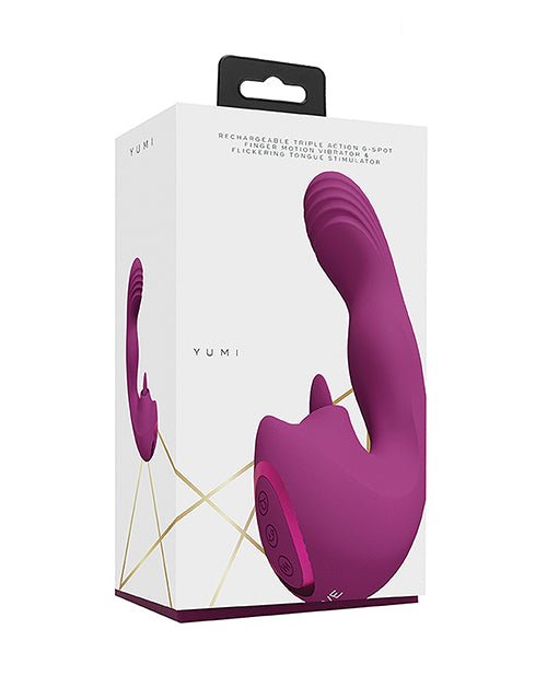 Shots Yumi Triple Action G - Spot Vibrator & Stimulator - Pink | Shop Lowest Prices at Funlove.com