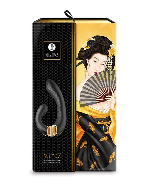 Shunga Miyo Intimate Massager - Black | Shop Lowest Prices at Funlove.com