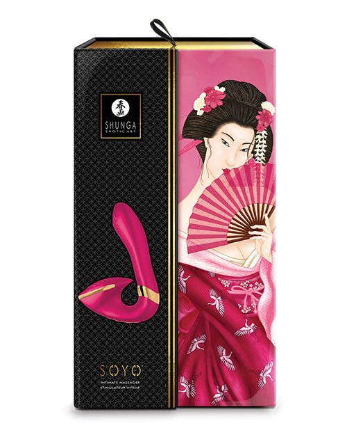 Shunga Soyo Intimate Massager - Raspberry | Shop Lowest Prices at Funlove.com