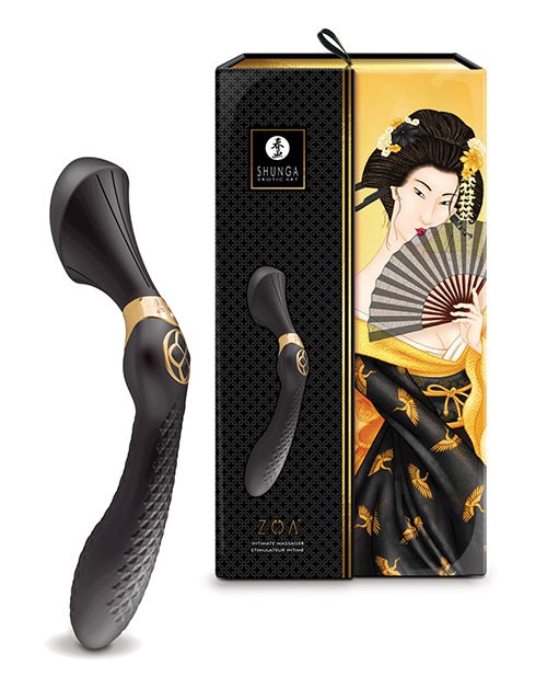 Shunga Zoa Intimate Massager - Black | Shop Lowest Prices at Funlove.com