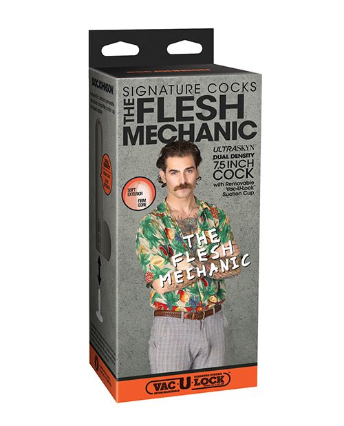 Signature Cocks ULTRASKYN 7.5" Cock w/Removable Vac - U - Lock Suction Cup - The Flesh Mechanic | Shop Lowest Prices at Funlove.com