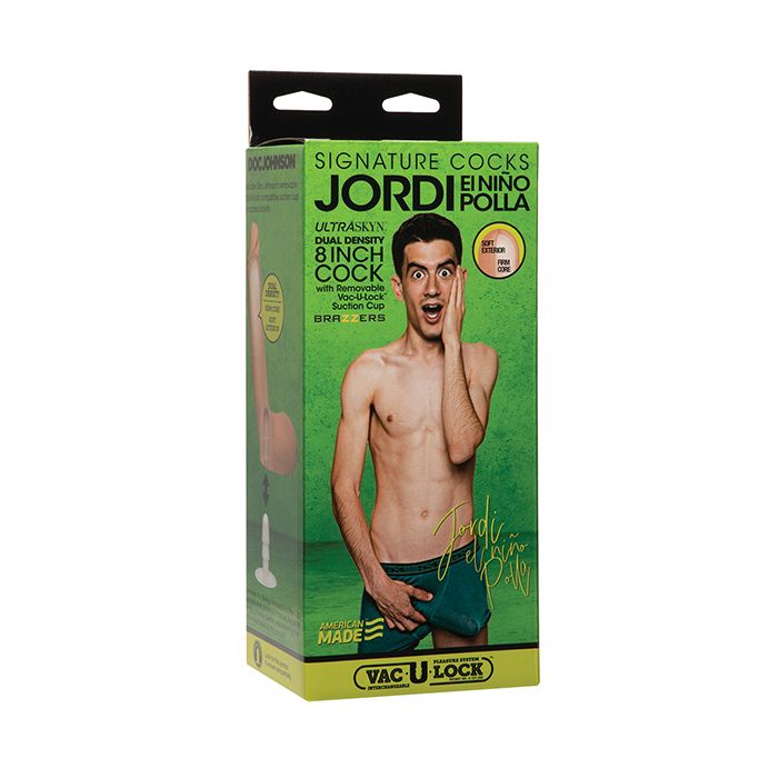 Signature Cocks ULTRASKYN 8" Cock w/Removable Vac - U - Lock Suction Cup - Jordi El Nino Polla | Shop Lowest Prices at Funlove.com