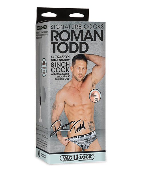 Signature Cocks ULTRASKYN 8" Cock w/Removable Vac - U - Lock Suction Cup - Roman Todd | Shop Lowest Prices at Funlove.com