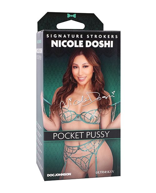 Signature Strokers ULTRASKYN Pocket Pussy - Nicole Doshi, Vanilla | Shop Lowest Prices at Funlove.com