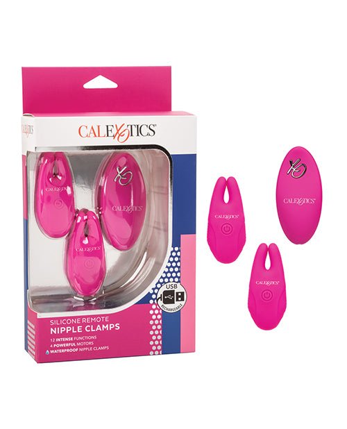 Silicone Nipple Clamps W/remote | Shop Lowest Prices at Funlove.com