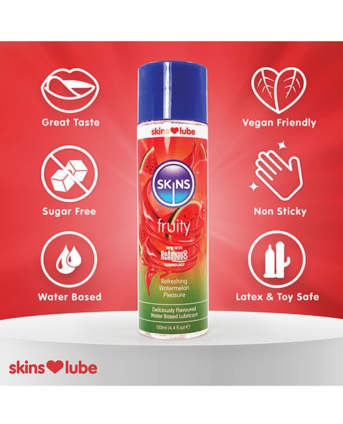 Skins Water Based Lubricant - 4.4 oz Watermelon | Shop Lowest Prices at Funlove.com