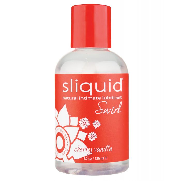 Sliquid Naturals Swirl Lubricant - 4.2 oz Cherry Vanilla | Shop Lowest Prices at Funlove.com