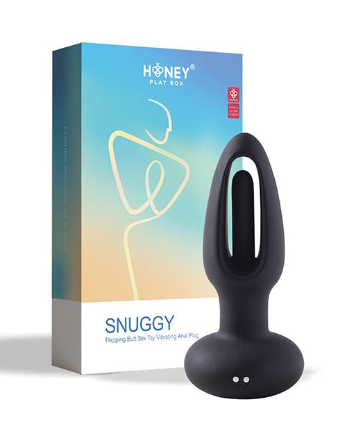 Snuggy Anal Plug Vibrator - Black | Shop Lowest Prices at Funlove.com
