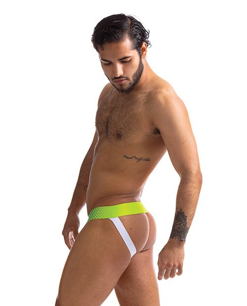 Sport Fucker Jersey Jock - XL Green/White | Shop Lowest Prices at Funlove.com
