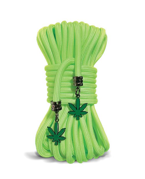 Stoner Vibes Glow in the Dark Rope - Green | Shop Lowest Prices at Funlove.com