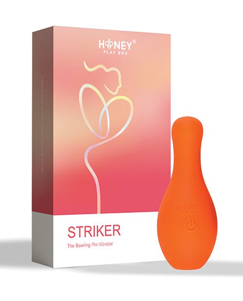Striker the Bowling Pin Vibrator - Orange | Shop Lowest Prices at Funlove.com