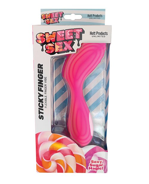 Sweet Sex Sticky Finger Flexible Finger Vibe - Magenta | Shop Lowest Prices at Funlove.com