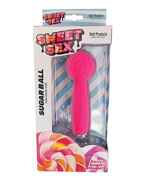 Sweet Sex Sugar Ball Mini Wand Vibe - Magenta | Shop Lowest Prices at Funlove.com