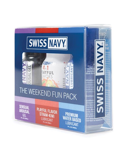 Swiss Navy Weekend Fun Pack Of 3 - 1 Oz | Shop Lowest Prices at Funlove.com