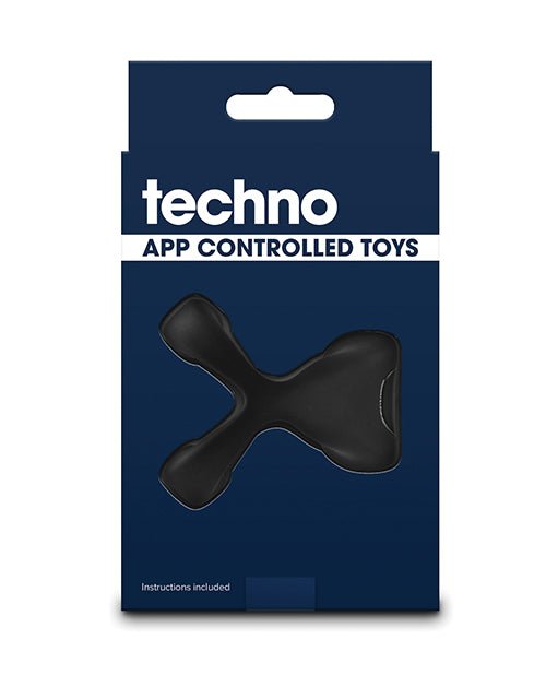 Techno Strobe App Controlled Vibrating Cock Ring - Black | Shop Lowest Prices at Funlove.com
