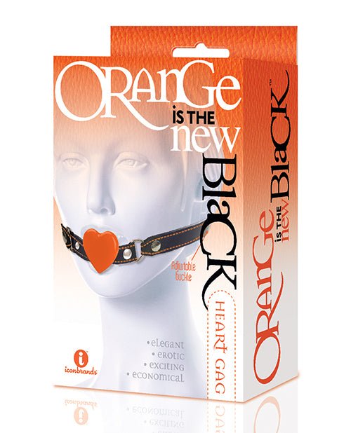 The 9's Orange is the New Black Silicone Heart Gag | Shop Lowest Prices at Funlove.com