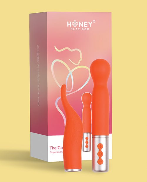 The Naughty Collection Interchangeable Heads Vibrator - Coral Bundle | Shop Lowest Prices at Funlove.com