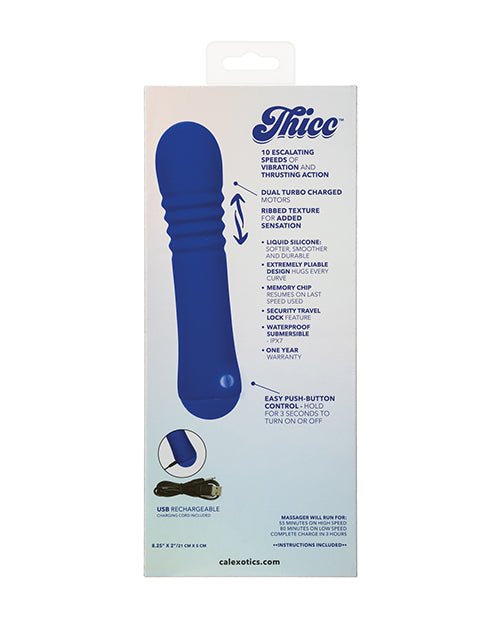 Thicc Chubby Thrusting Wand - Blue | Shop Lowest Prices at Funlove.com