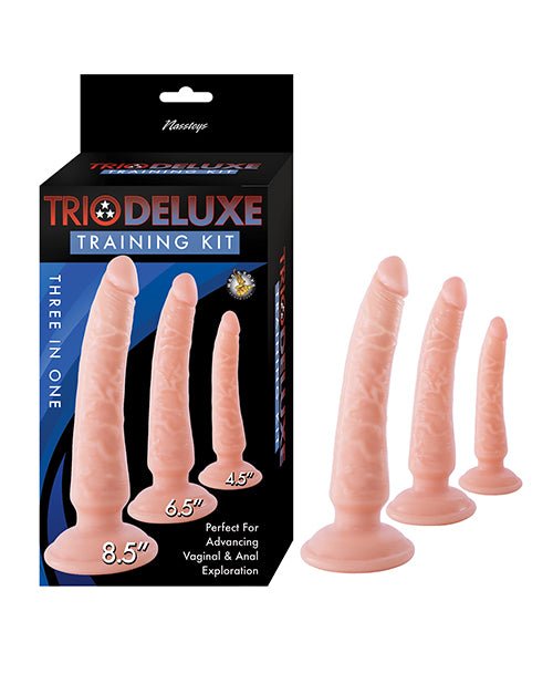 Trio Deluxe Dildo Training Kit - Set of 3 | Shop Lowest Prices at Funlove.com