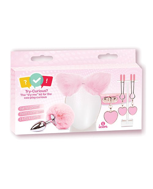 Try - Curious Kitty Set - Pink | Shop Lowest Prices at Funlove.com