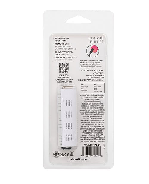 Turbo Buzz Classic Bullet Stimulator - Pink | Shop Lowest Prices at Funlove.com