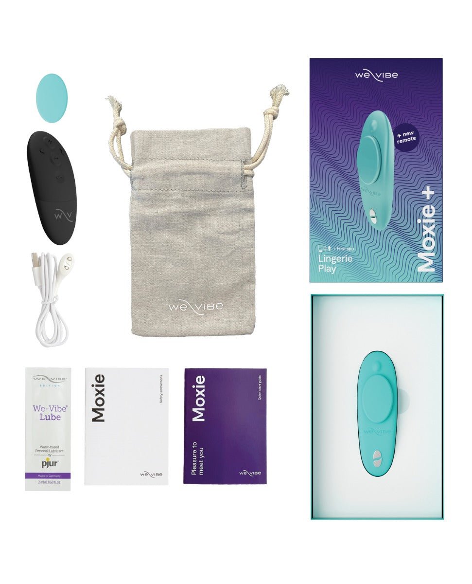 We - Vibe Moxie+ Panty Vibe - Aqua | Shop Lowest Prices at Funlove.com