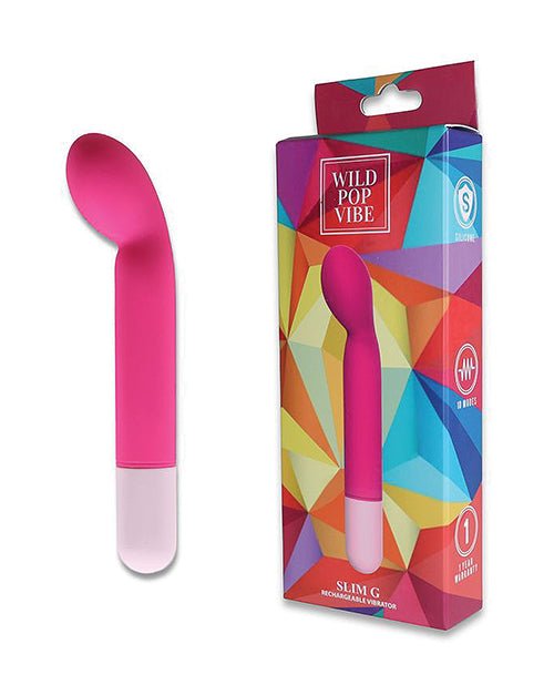 Wild Pop Vibe Slim G Vibrator - Pink | Shop Lowest Prices at Funlove.com