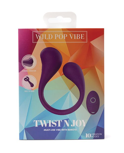 Wild Pop Vibe Twist N Joy w/Remote - Purple | Shop Lowest Prices at Funlove.com