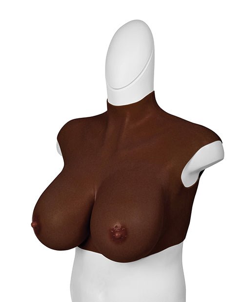 XX - DREAMTOYS Ultra Realistic H Cup Breast Form Extra Large - Black | Shop Lowest Prices at Funlove.com