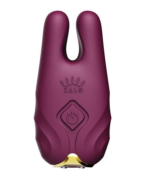 Zalo Nave Vibrating Nipple Clamps - Velvet Purple | Shop Lowest Prices at Funlove.com