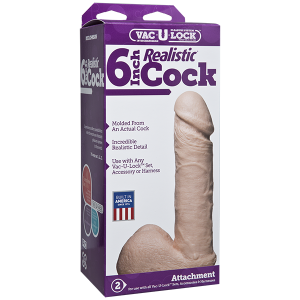 Vac-U-Lock 6" Realistic