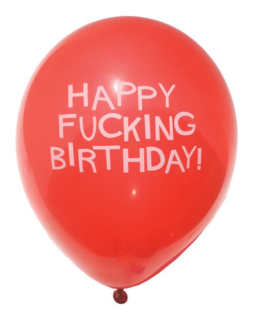 11" Happy Fucking Birthday Balloons - Bag of 8 | Shop Lowest Prices at Funlove.com