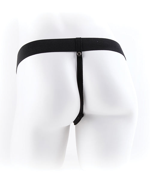 Fetish Fantasy Series 11" Hollow Strap-On - Light/Black