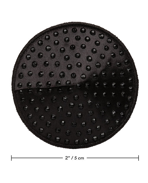Radiance Round Pasties - Black O/s