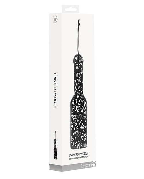 Shots Ouch Love Street Art Fashion Printed Paddle