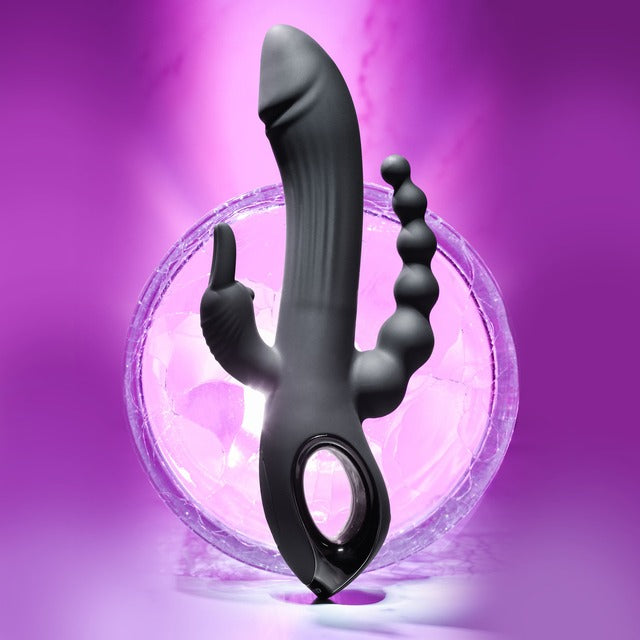 Evolved Trifecta Triple Stim Rechargeable - Black