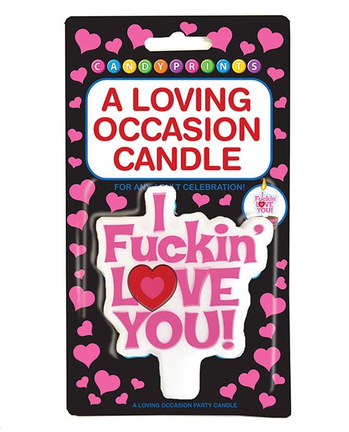 A Loving Occasion Candle - I Fuckin Love You | Shop Lowest Prices at Funlove.com
