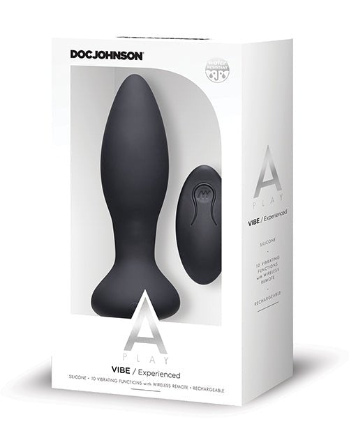 A Play Rechargeable Silicone Experienced Anal Plug W/remote | Shop Lowest Prices at Funlove.com