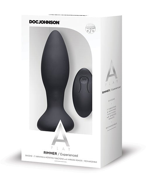 A Play Rimmer Experienced Rechargeable Silicone Anal Plug W/remote | Shop Lowest Prices at Funlove.com