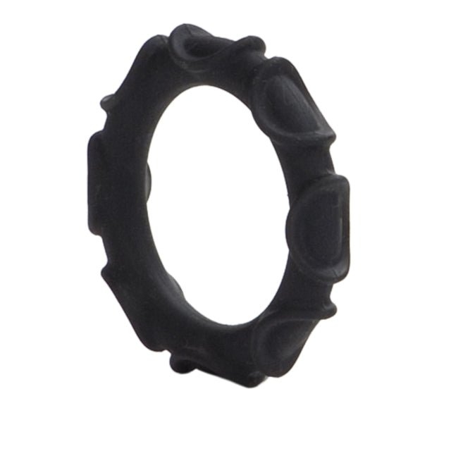 Adonis Atlas Silicone Ring - Black | Shop Lowest Prices at Funlove.com