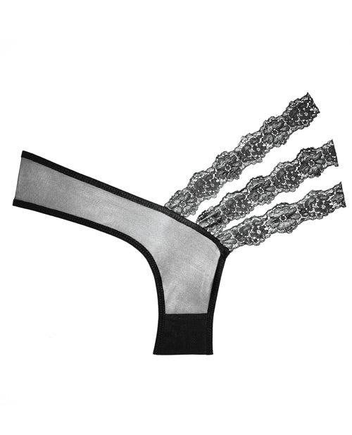 Adore Sheer & Lace Wild Orchid Panty | Shop Lowest Prices at Funlove.com